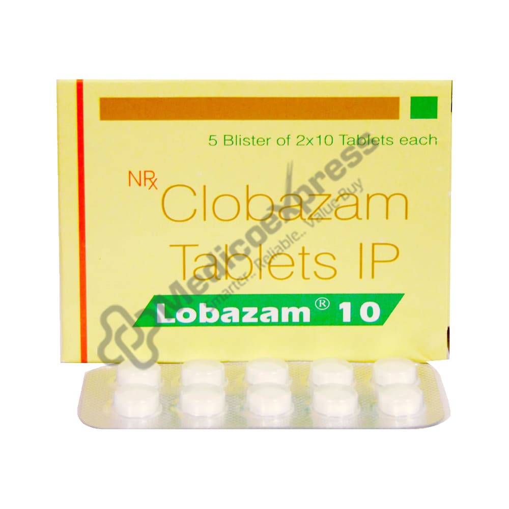Lobazam 10 Tablet 10's