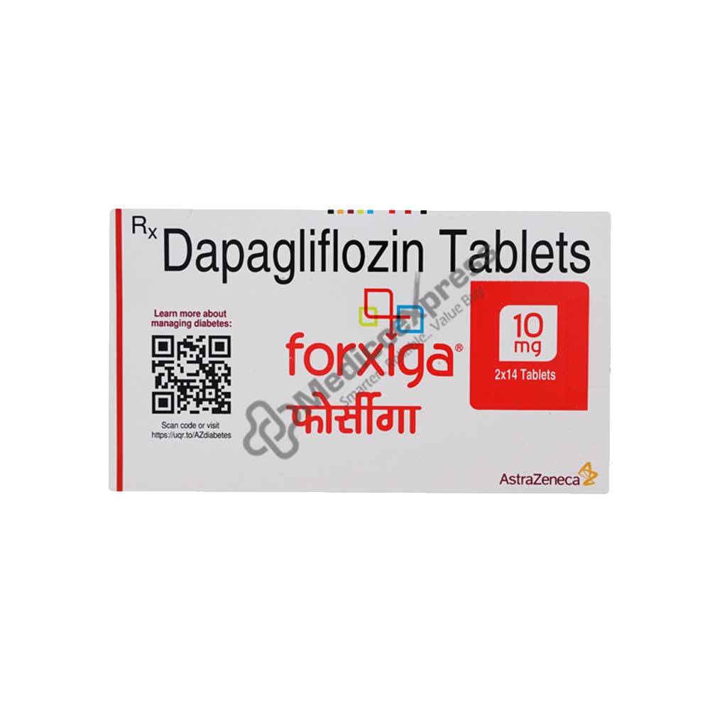 Forxiga 10 mg Tablet 14's