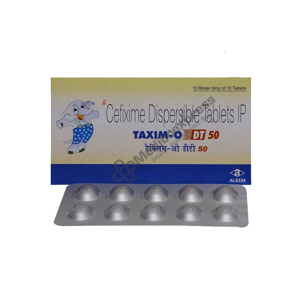 Taxim O Dt 50 mg Tablet 10's