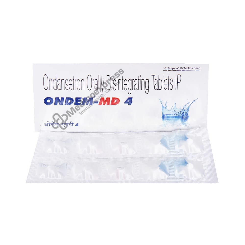 Ondem Md 4 mg Tablet 10's