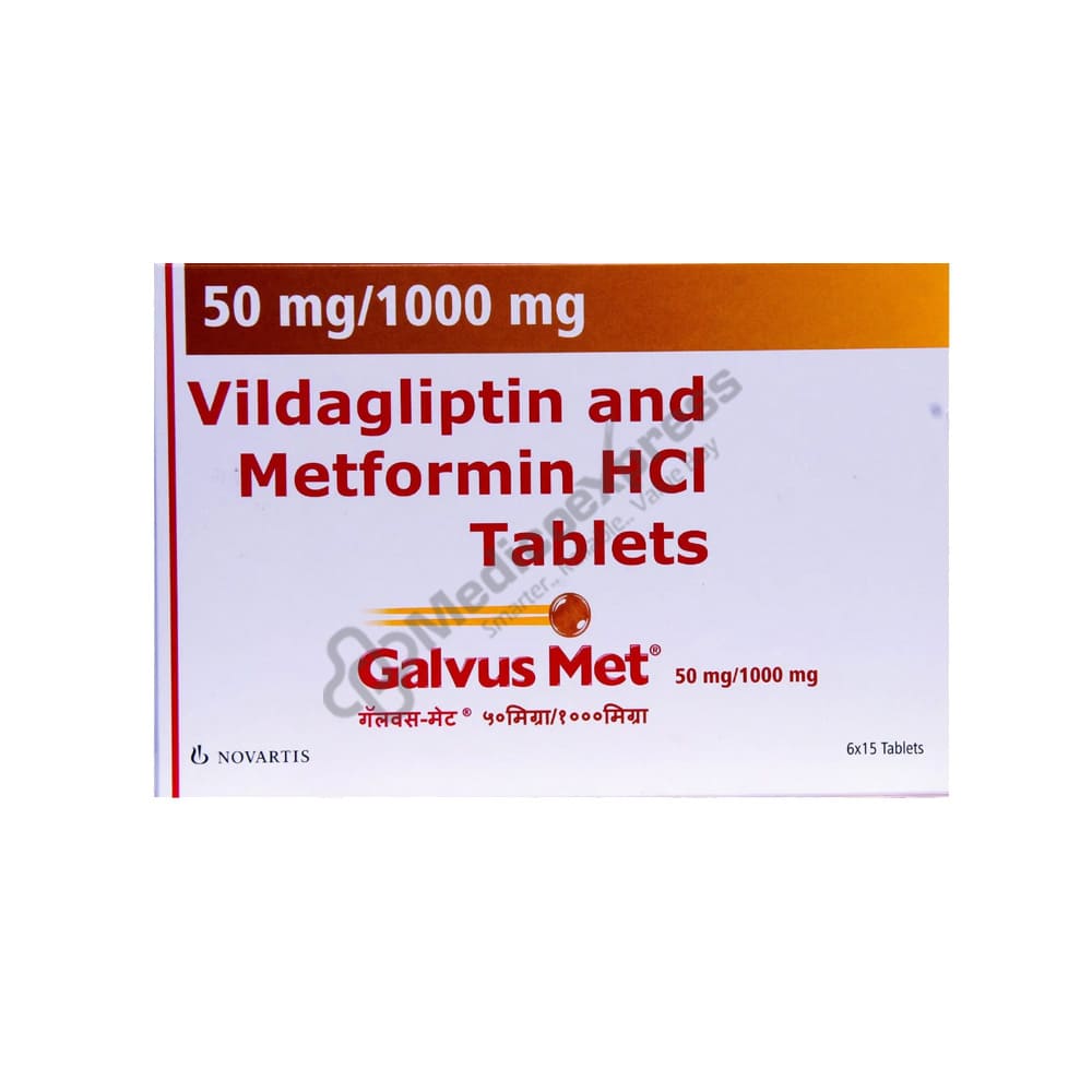 Galvus met 50 mg/500 mg tablet 15's