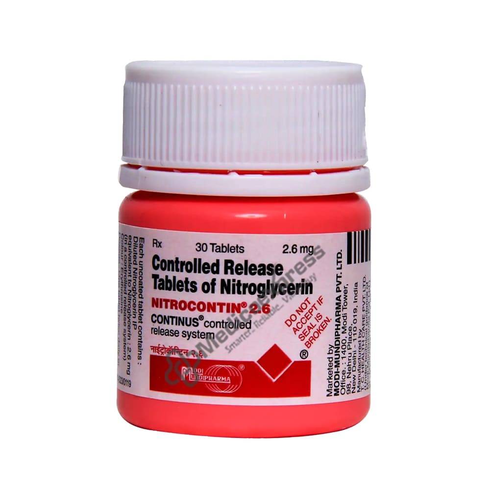 Nitrocontin 2.6 Tablet 30's