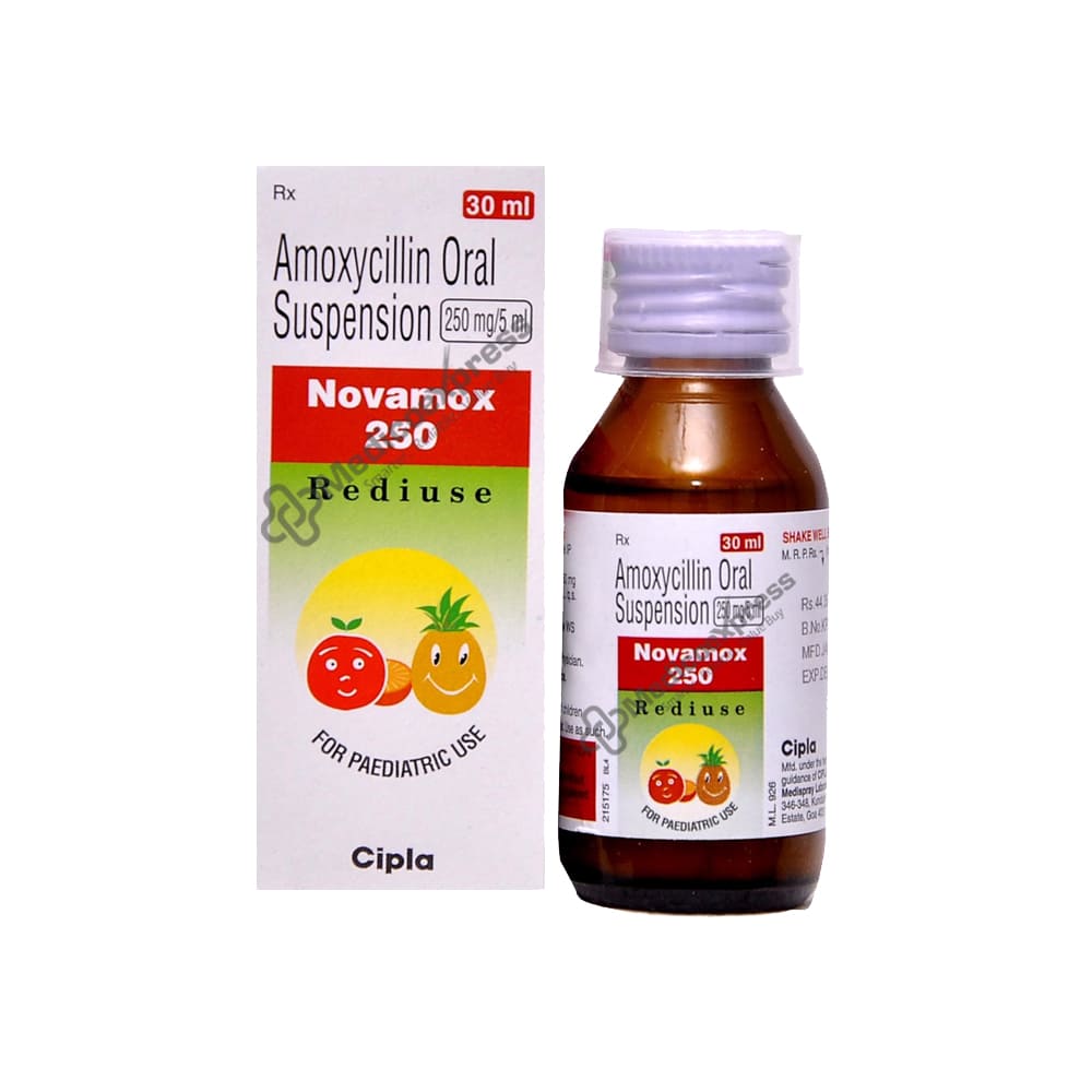 Novamox 250mg Rediuse 30ml