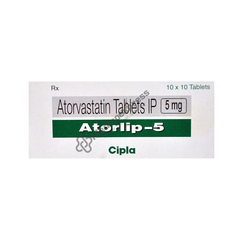 Atorlip 5 Tablet 10's