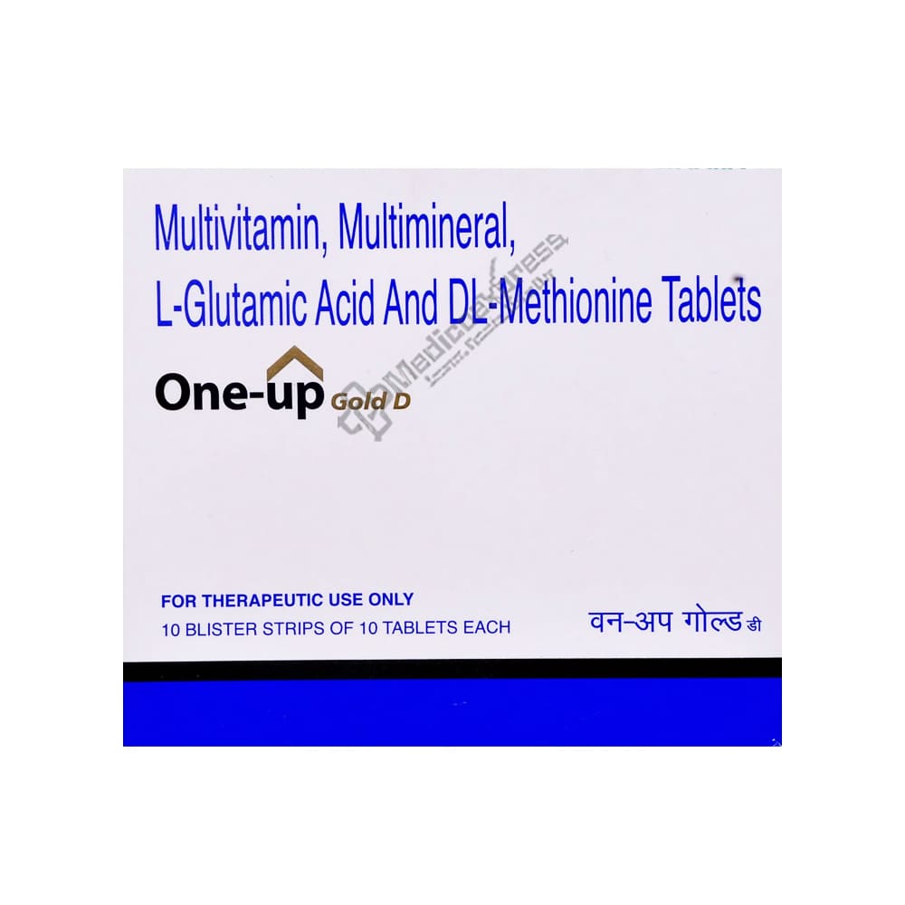 One up gold d tablet 10's