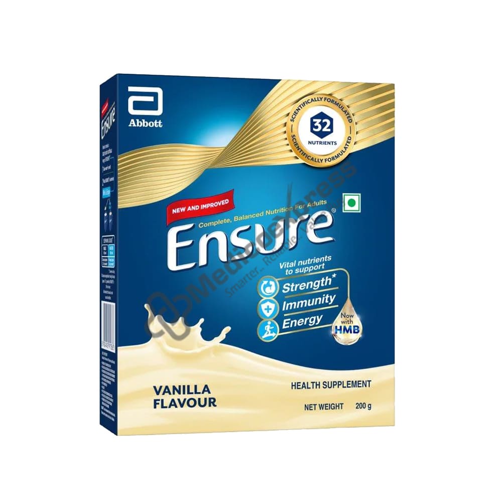 Ensure High Protein Vanilla Flavour Powder, 200 gm Refill Pack