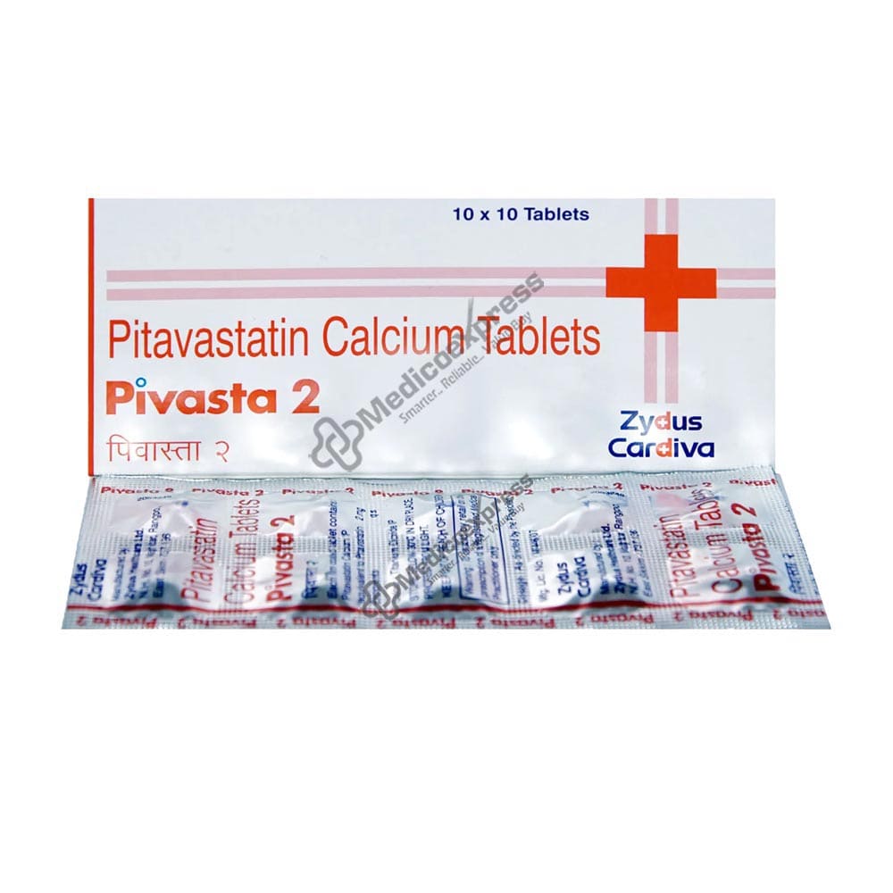 Pivasta 2 tablet 10's