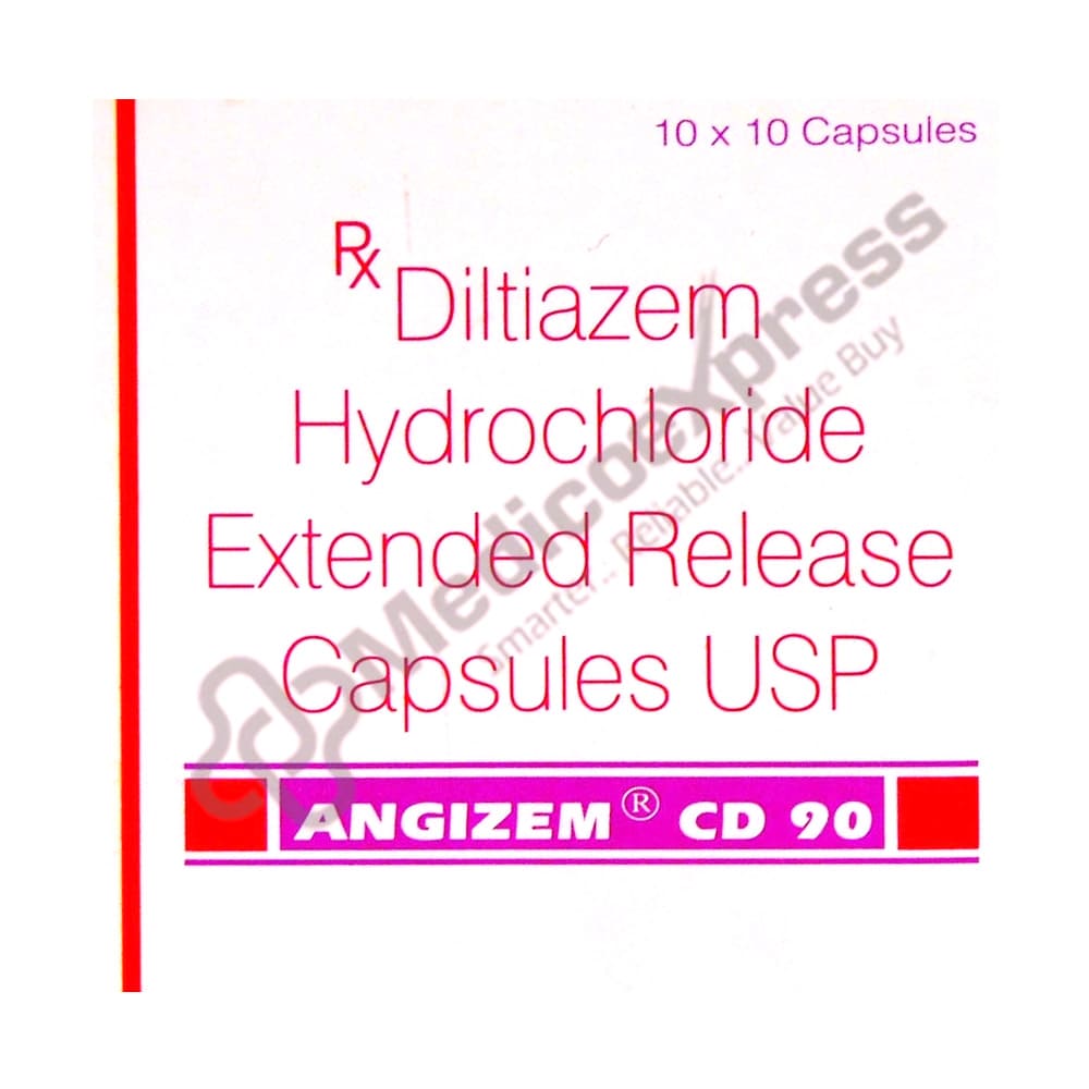 Angizem CD 90 Capsule 10's