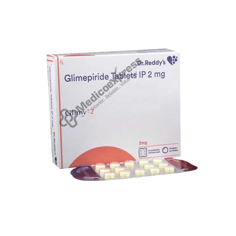 Glimy 2 Mg Tablet 14's