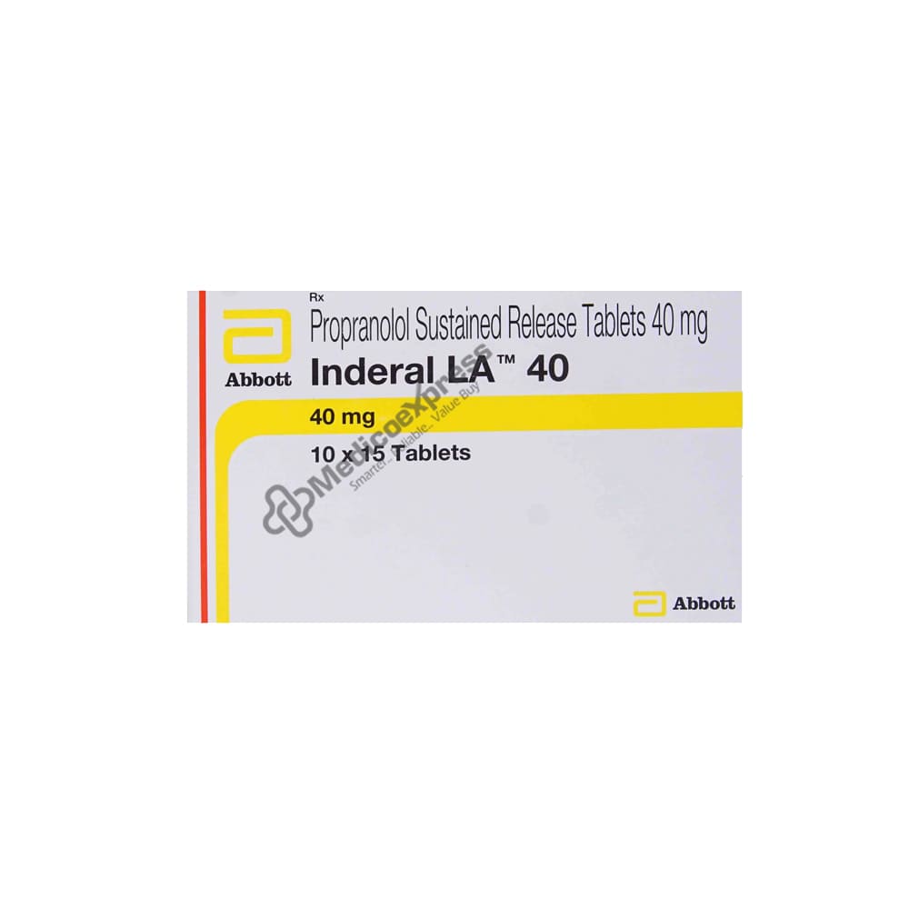 Inderal LA 40 Tablet 15's