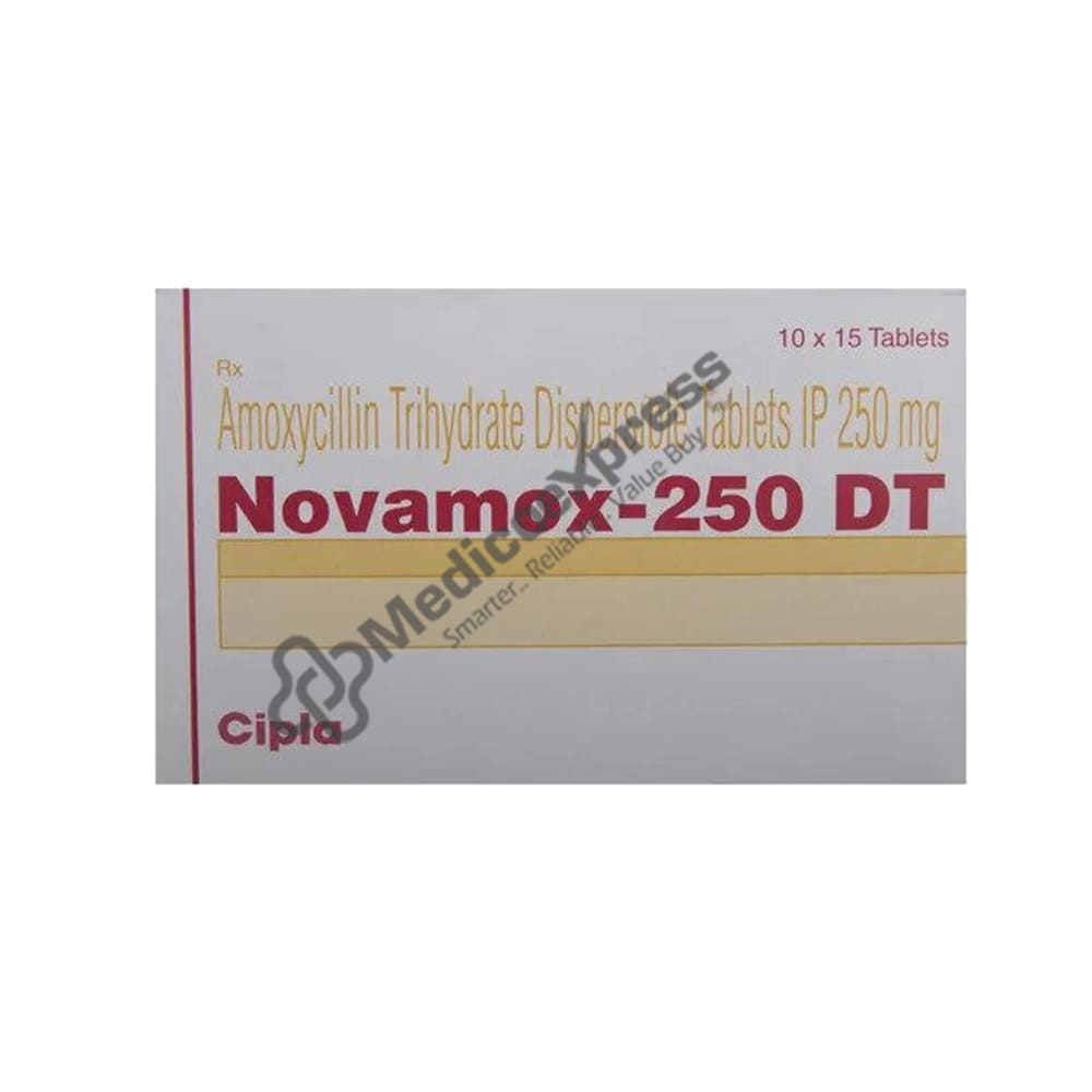 Novamox 250 DT Tablet 15's