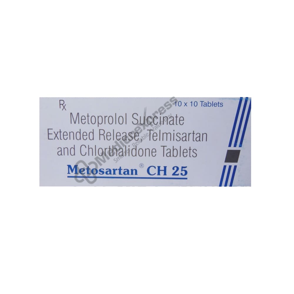 METOSARTAN CH 25 Tablet 10's