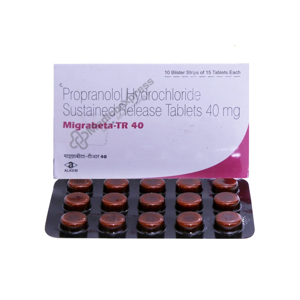 Migrabeta Tr 40 Tablet 15's