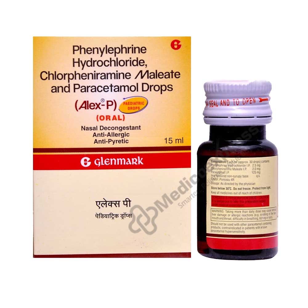 Alex P Paediatric Oral Drops 15ml