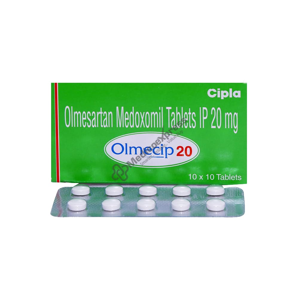 Olmecip 20mg Tablet 10's