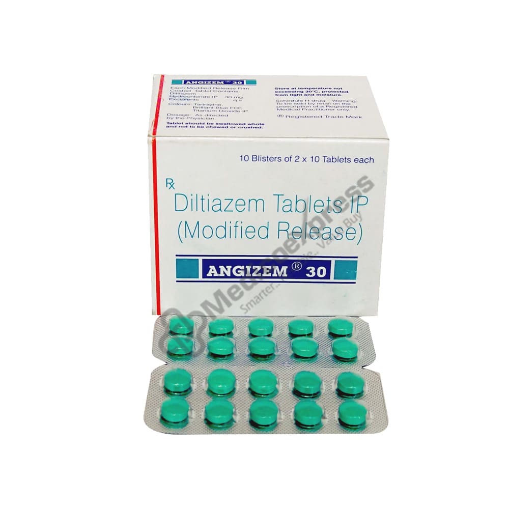 Angizem 30 Tablet 10's