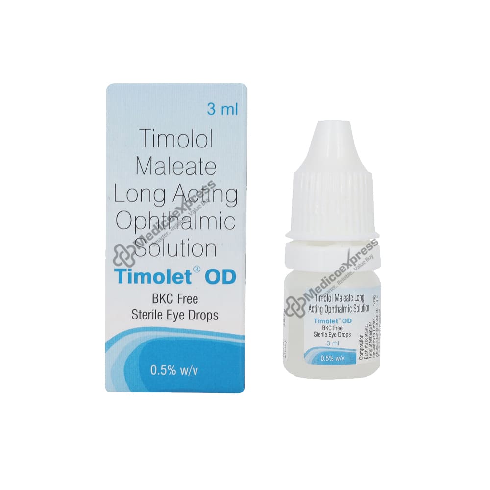Timolet OD Eye Drops 3 ml