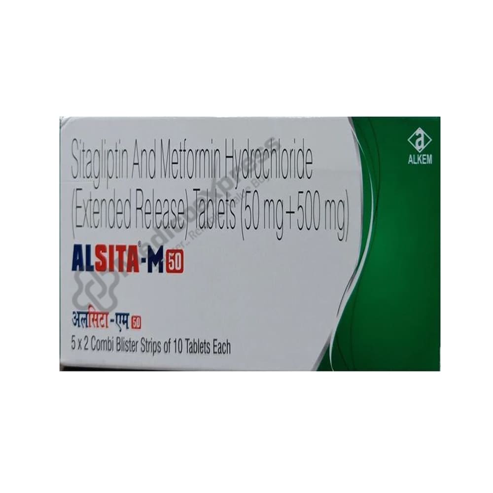 Alsita M 50 mg Ir Tablet 10's