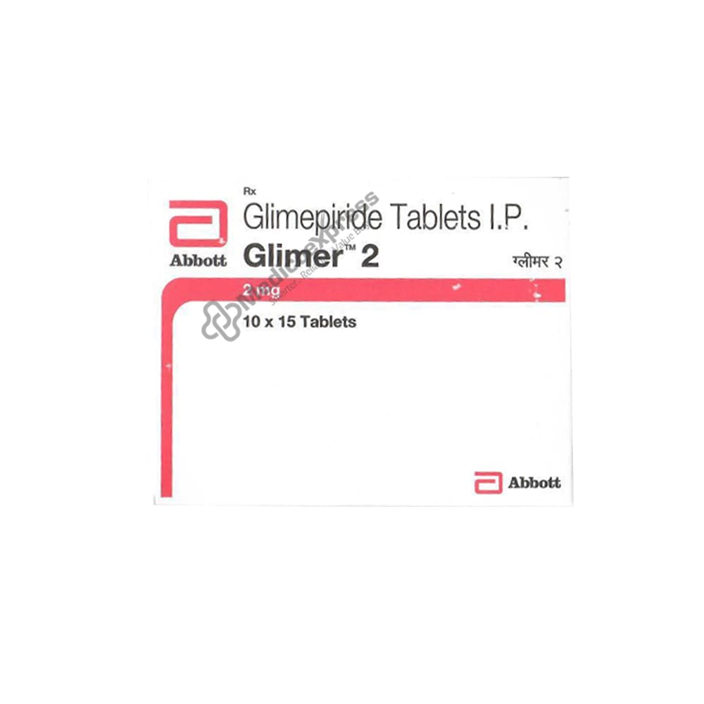 Glimer 2 Tablet 15's