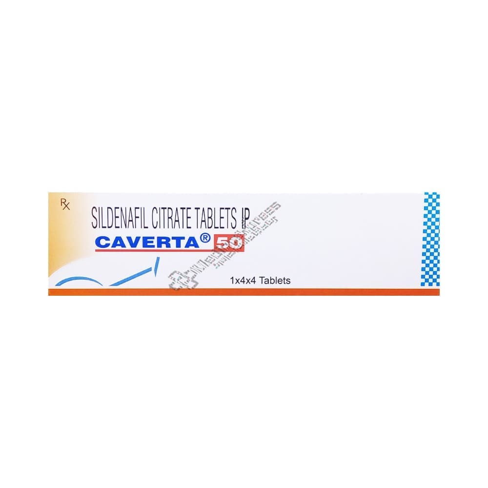 Caverta 50 Tablet 4's