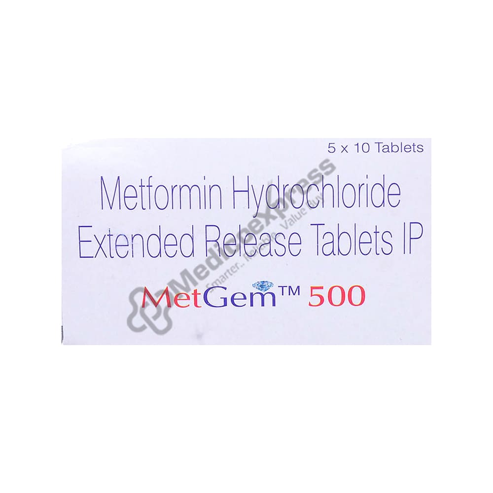 MetGem 500 Tablet 10's