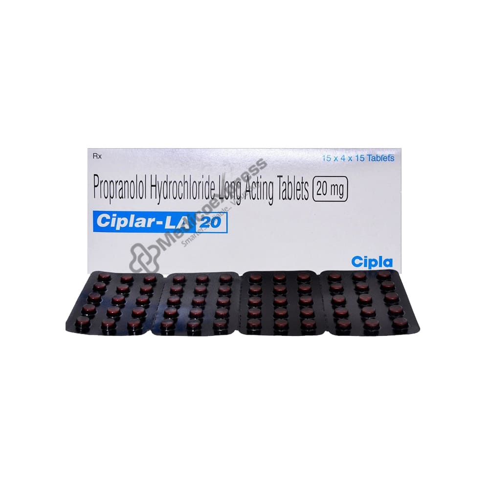 Ciplar LA 20mg Tablet 15's