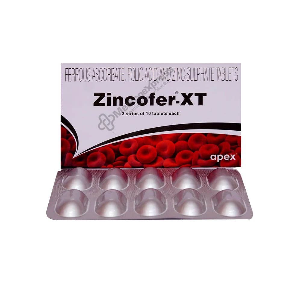 Zincofer Xt Tablet 10's