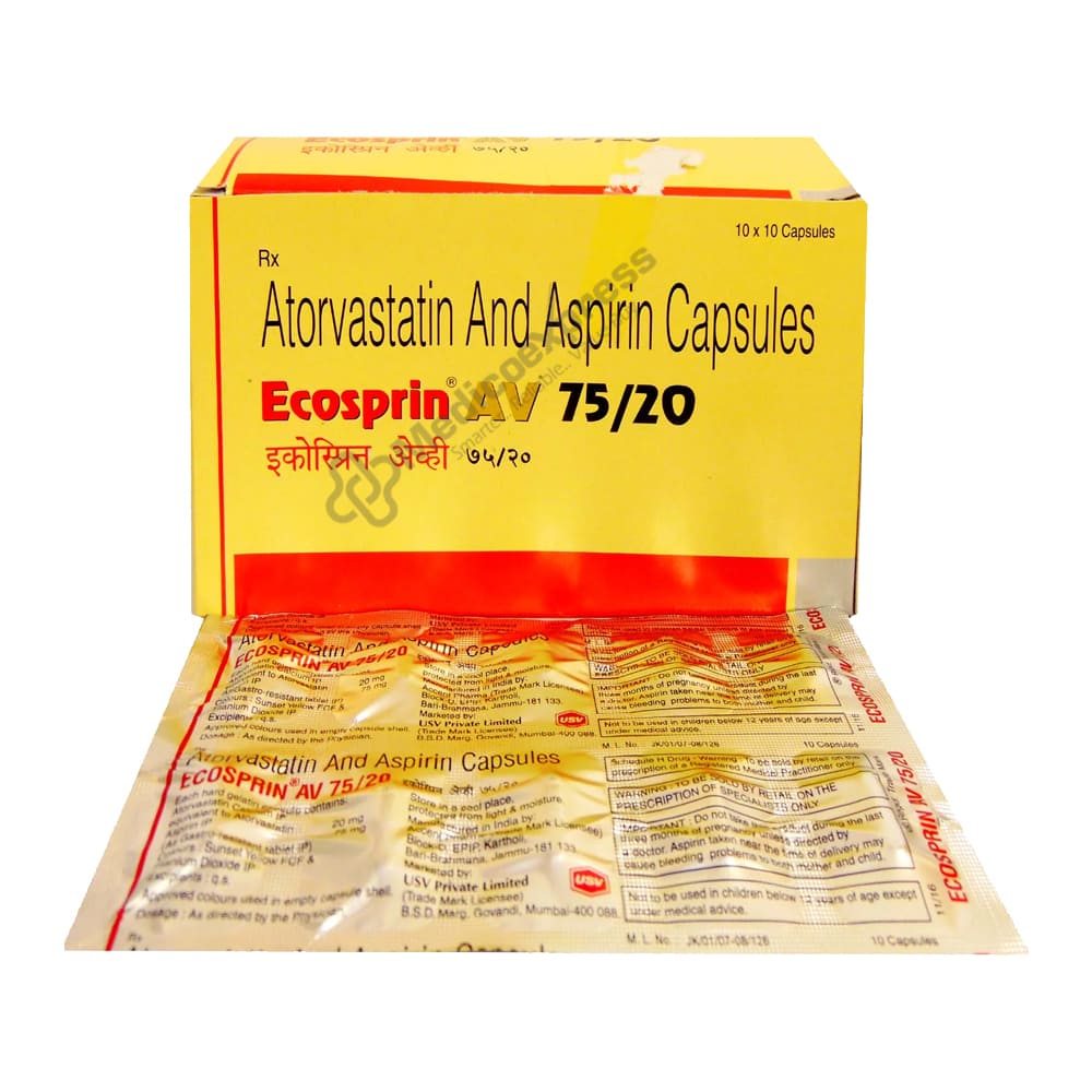 ECOSPRIN AV 75/20MG CAP 10S