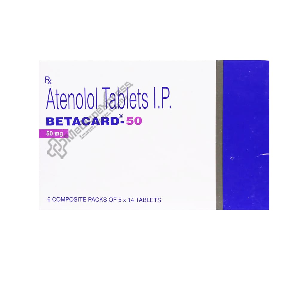 Betacard 50 tablet 14's