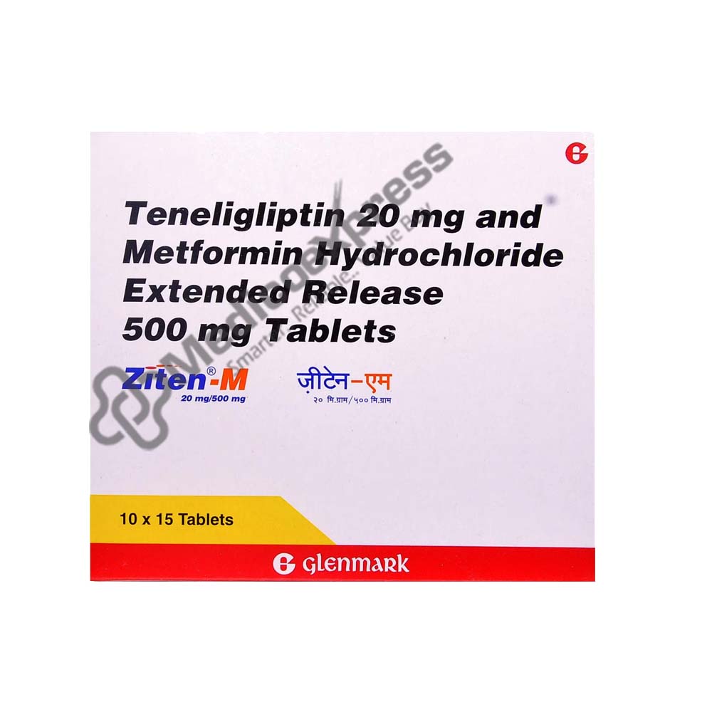 Ziten M 20/500mg Tablet 15's