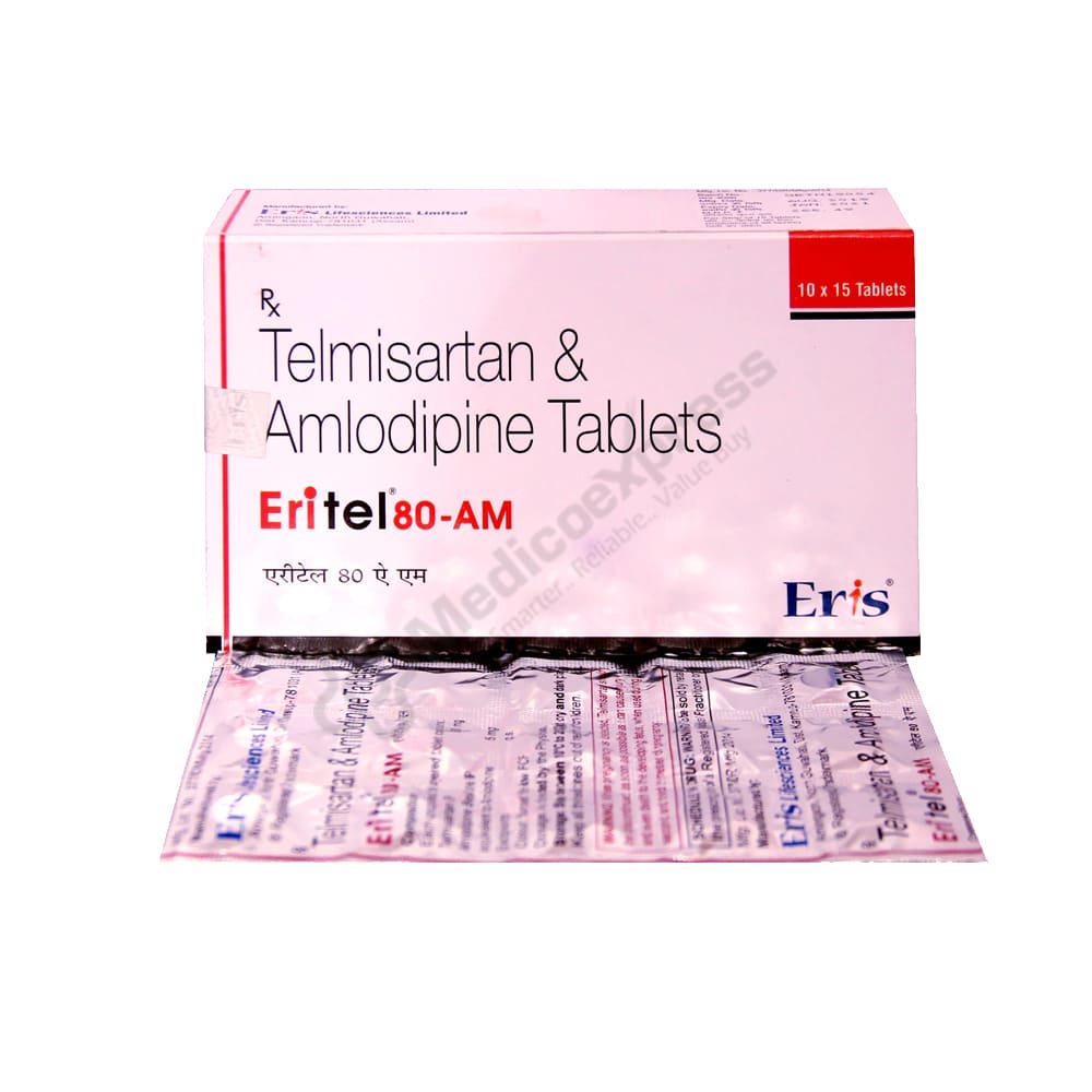 Eritel 80 am Tablet 15's