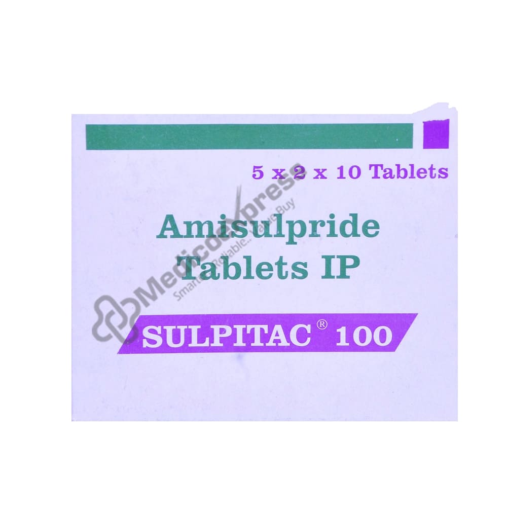 Sulpitac 100mg Tablet 10'S