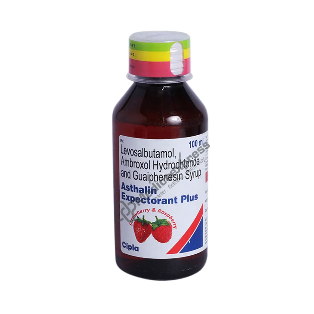 Asthalin Expectorant Plus Bottle Of 100ml Syrup