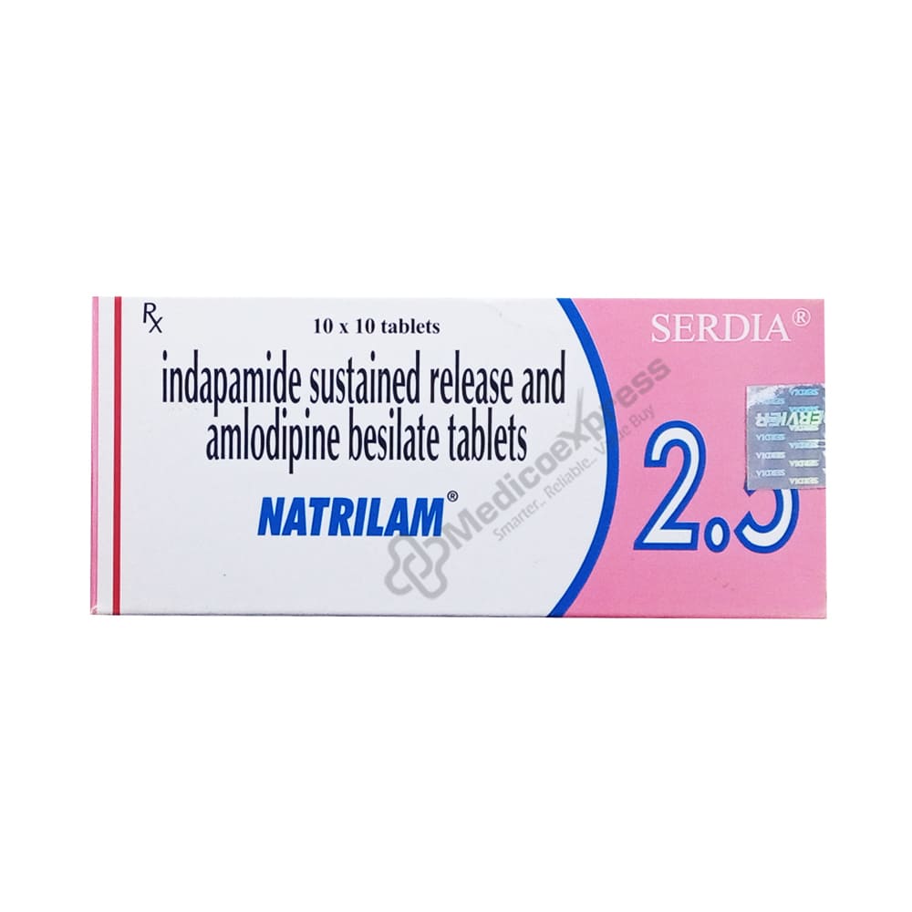 Natrilam 2.5mg Tablet 10'S