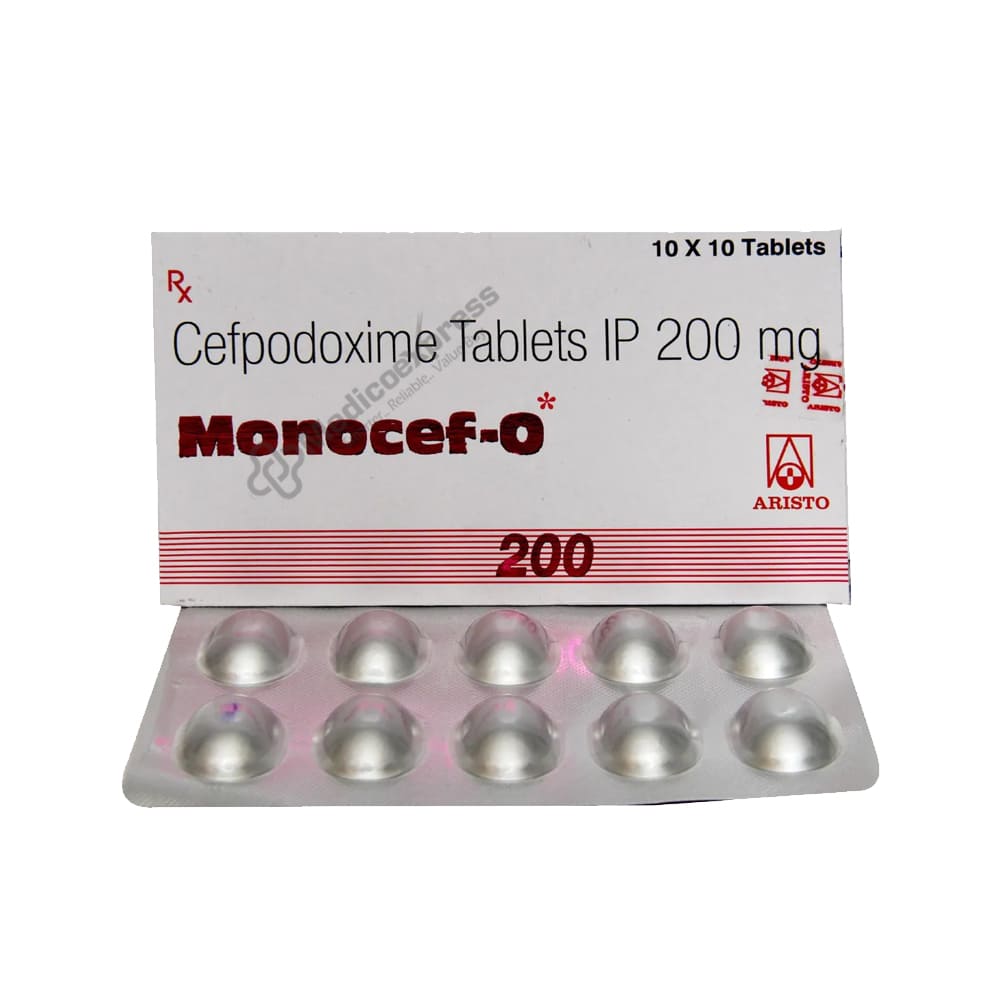 Monocef O 200mg Tablet 10's
