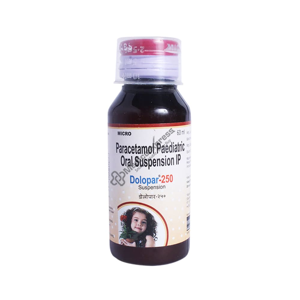 Dolopar 250mg Syrup 60ml