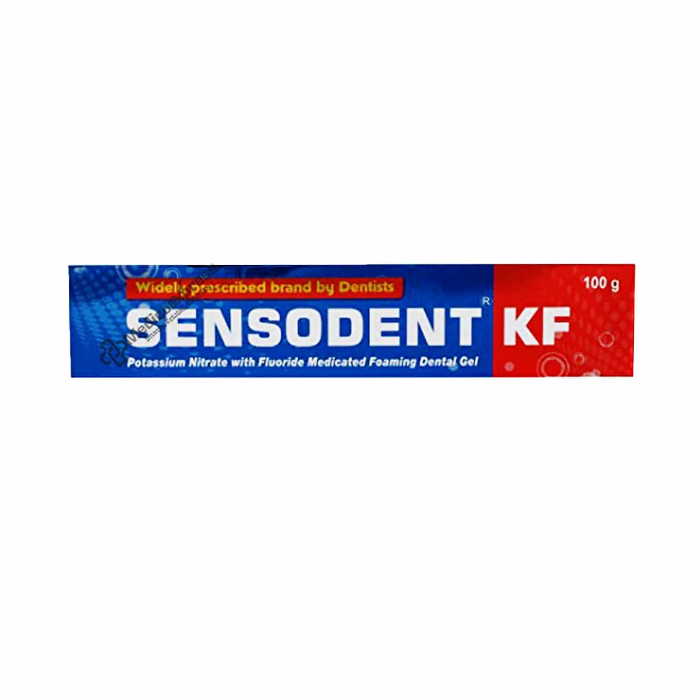 Sensodent Kf Medicated Foaming Dental Gel 100gm