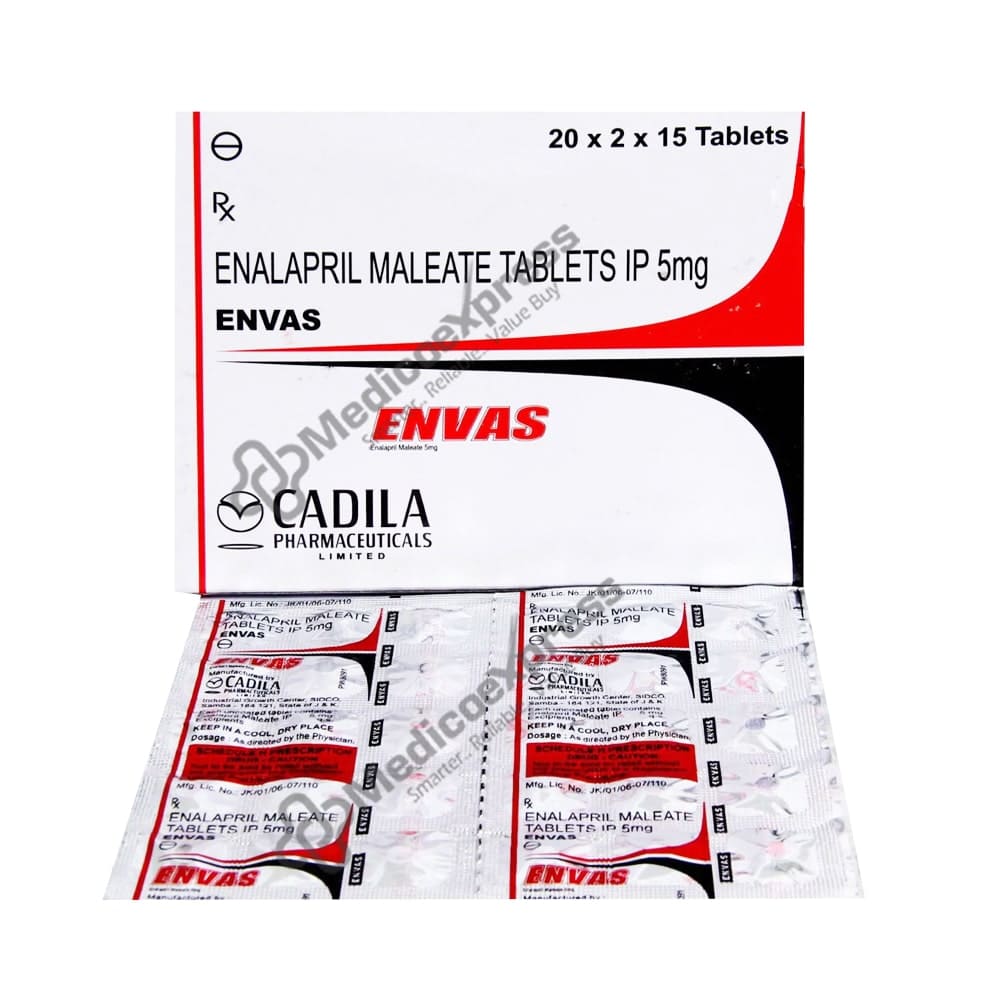 Envas 5mg Tablet 15's