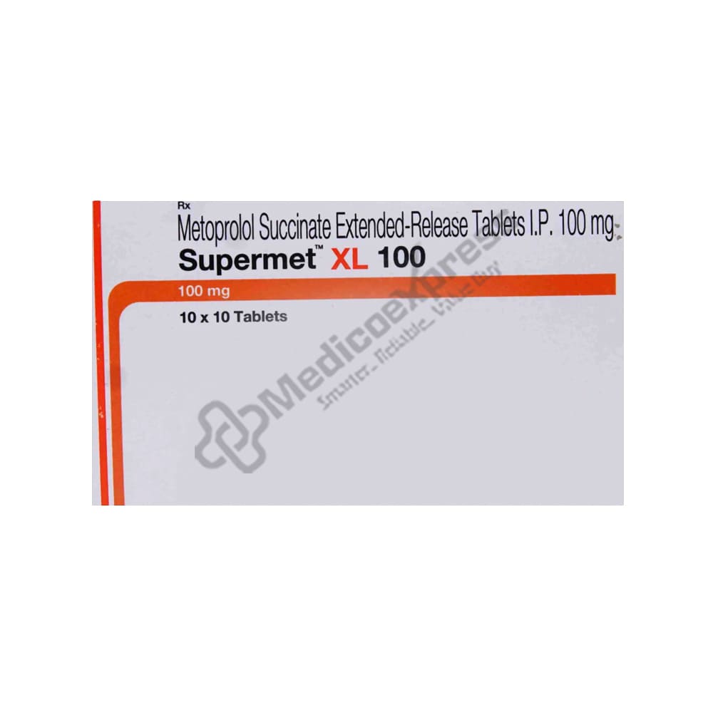Supermet XL 100 mg Tablet 10's