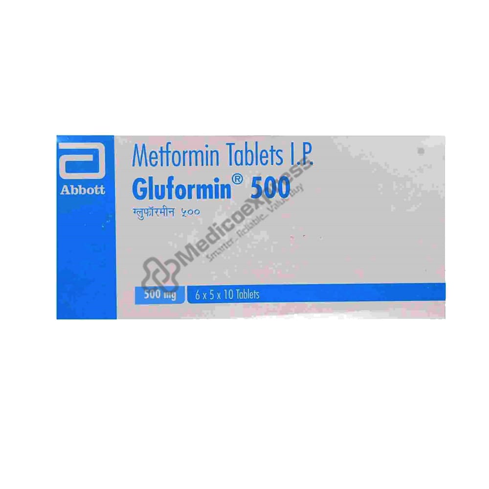 Gluformin 500 Tablet 10's