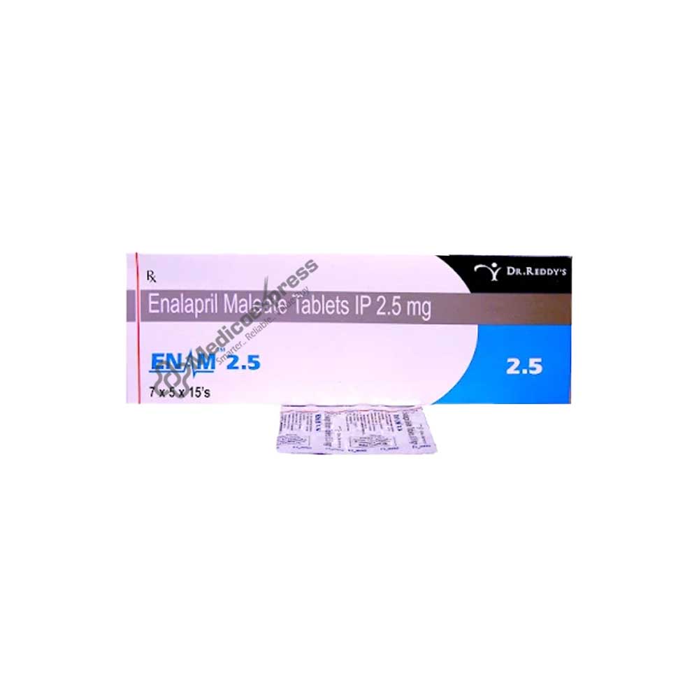 Enam 2.5mg Tablet 15's