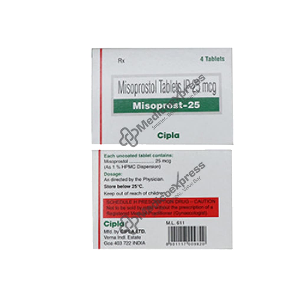 Misoprost 25mg Tablet
