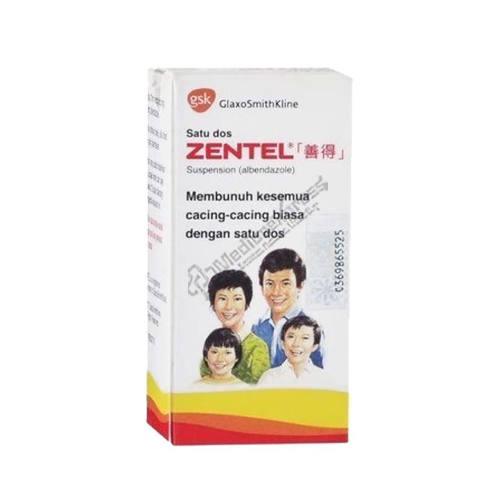Zentel Oral Suspension 10 Ml