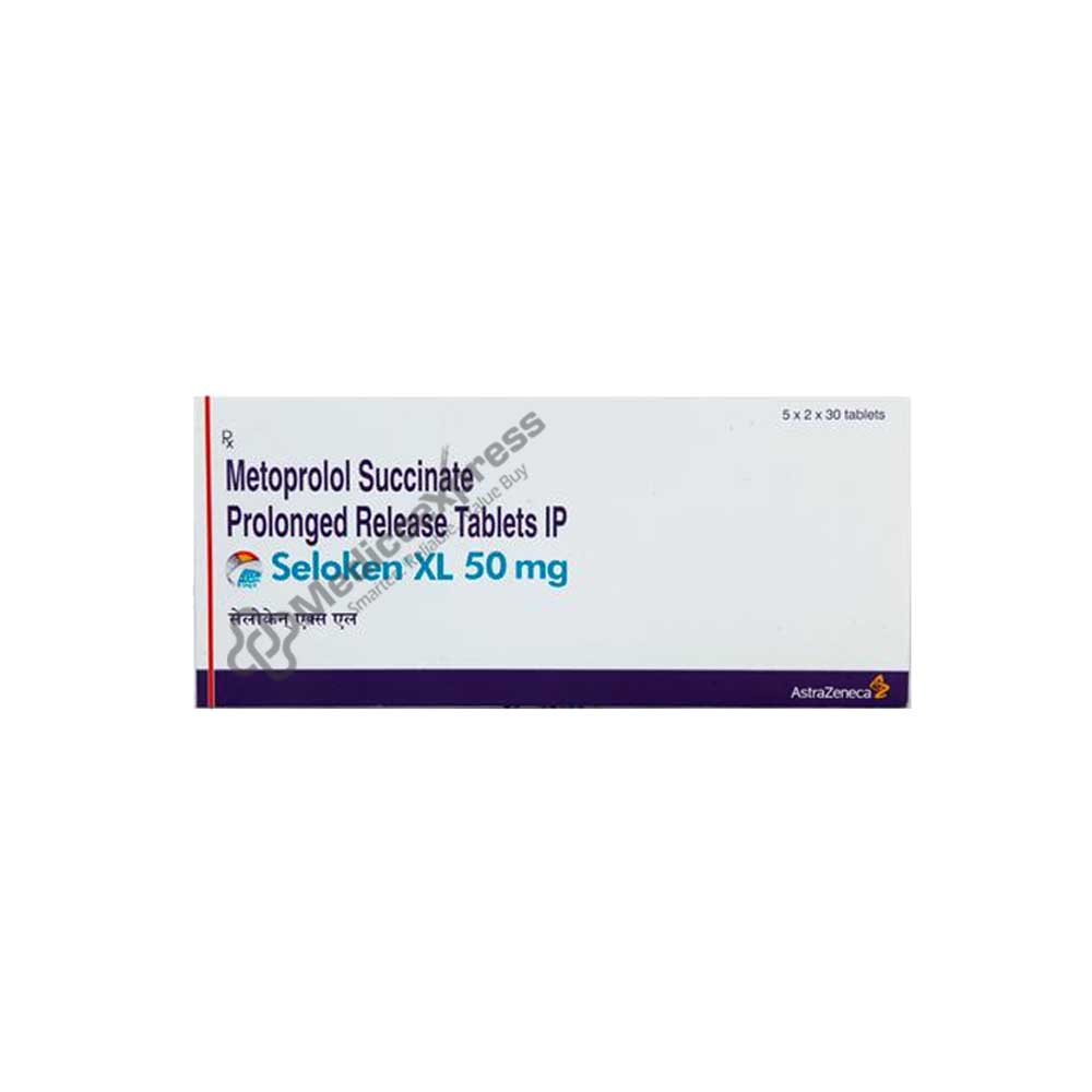 Seloken Xl 50 mg Tablet 30's