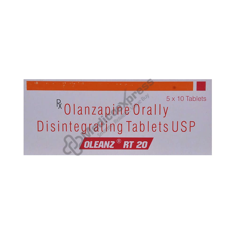 Oleanz Rapitab 20mg Tablet 10'S