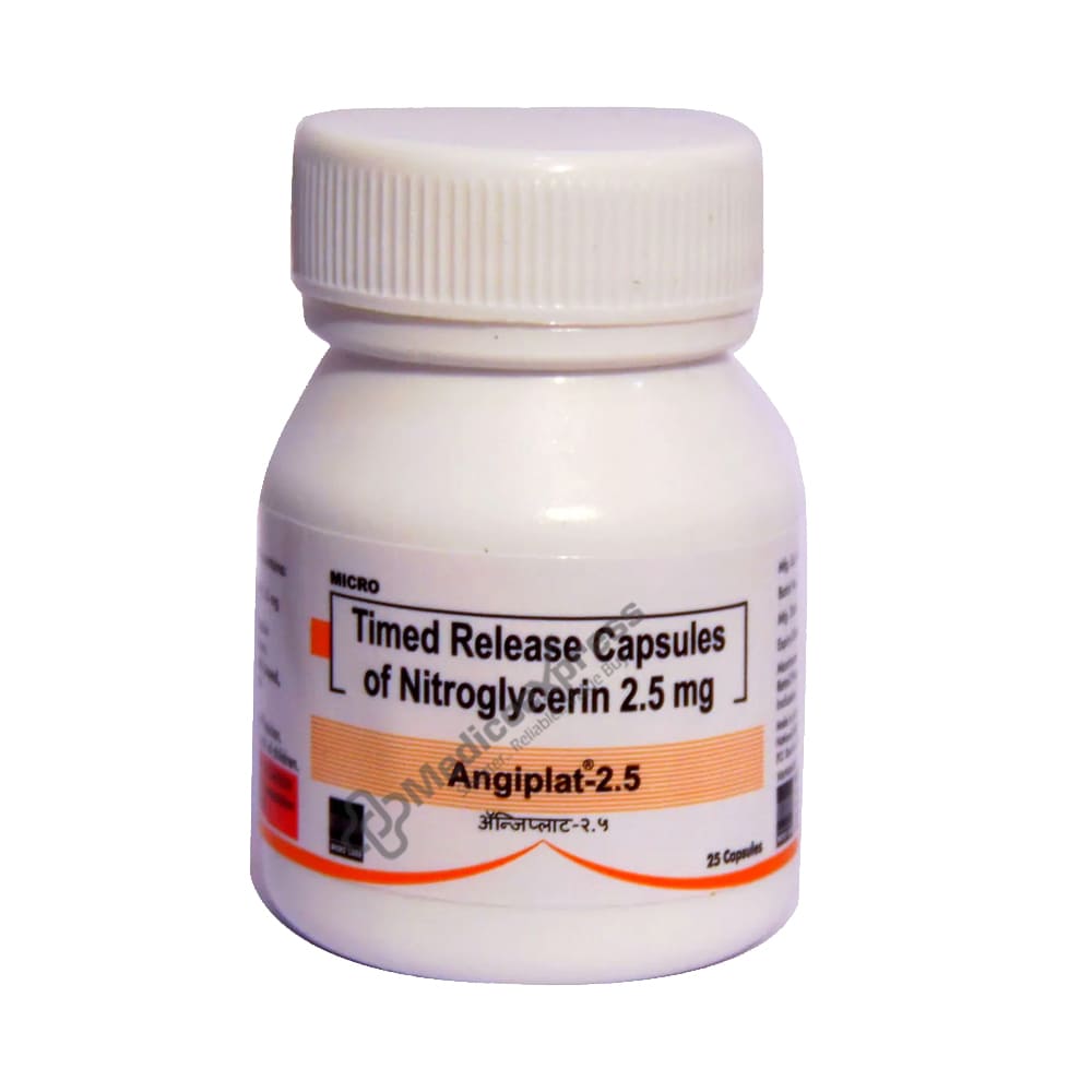 Angiplat 2.5 Capsule 25's