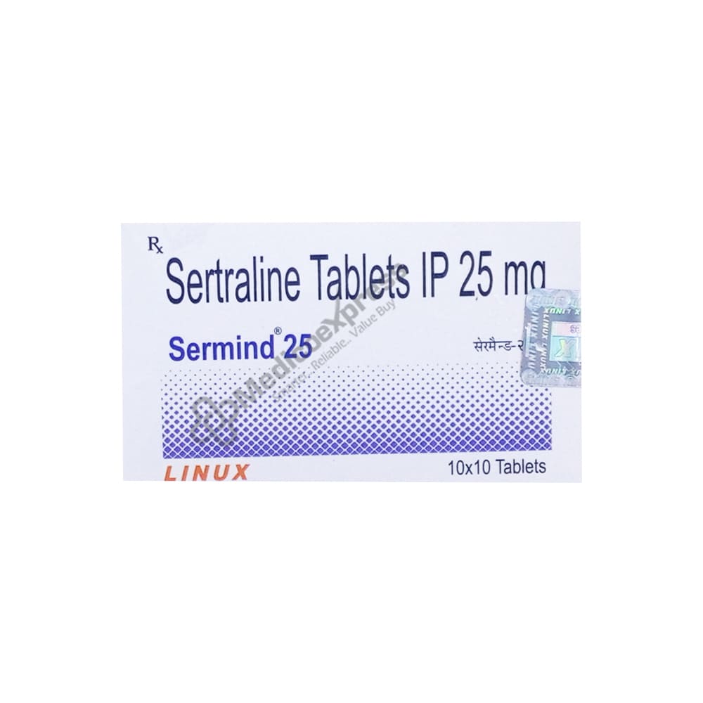Sermind 25mg Tablet 10's