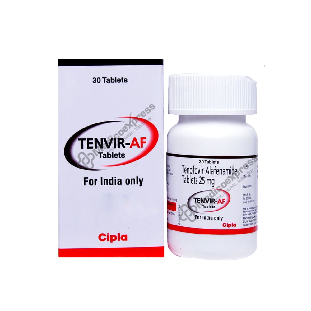 Tenvir Af 25mg Tablet 30's