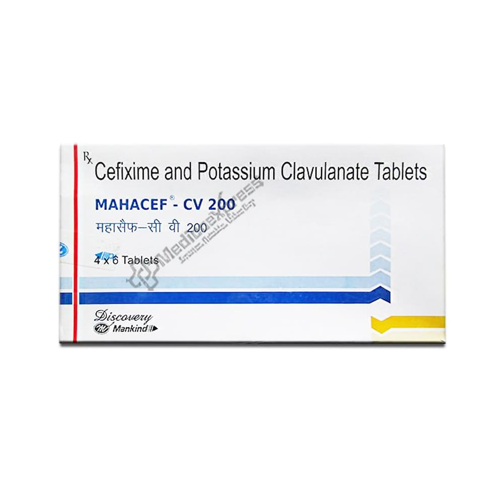 Mahacef Cv 200mg Tablet 6's