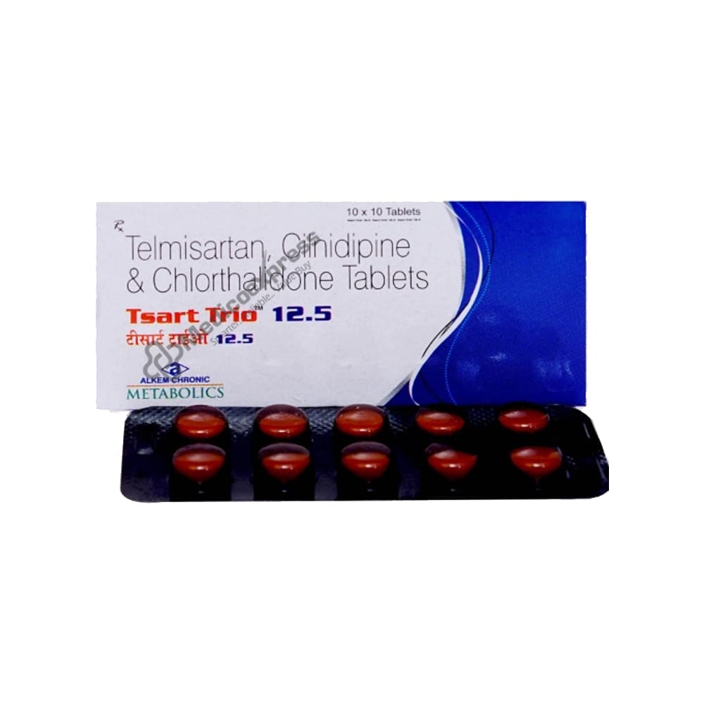 Tsart Trio 12.5 mg Tablet 10's